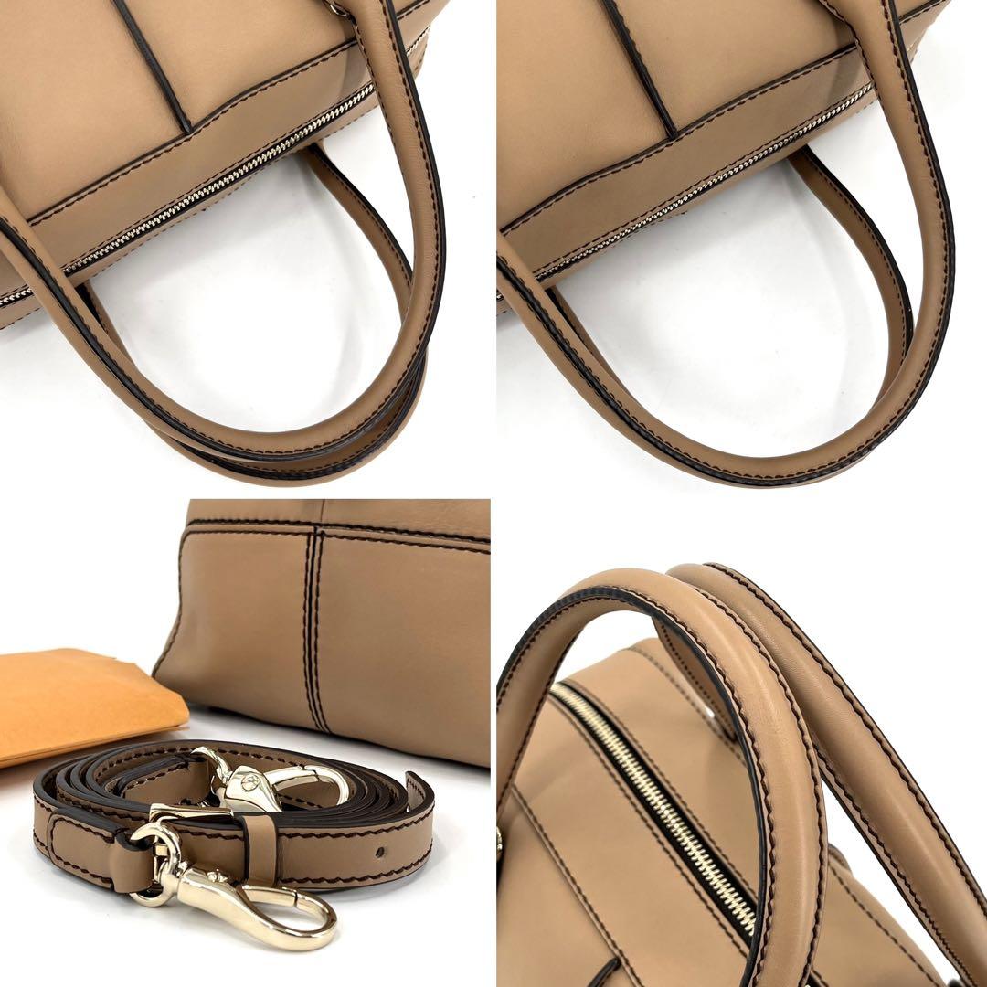 ✨美品✨ トッズ 2way Dバッグ レザー トートバッグ A4可