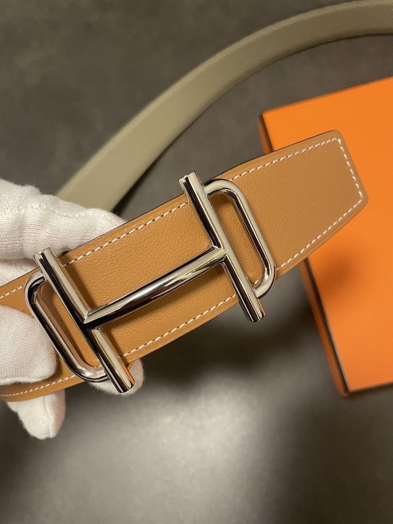 HERMES エルメス ロワイヤル　レザー ベルト リバーシブル　90 メンズ