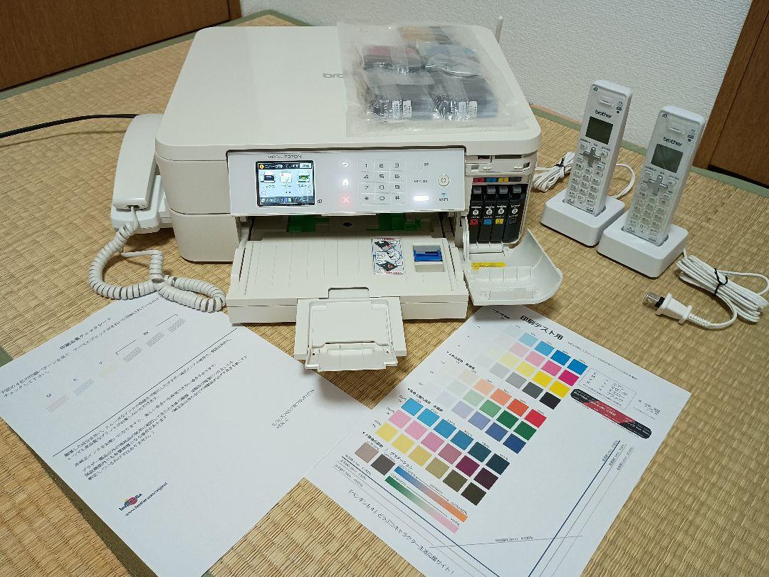 32]動作良好 ブラザー MFC-J737DN コードレス子機2台付 - メルカリ