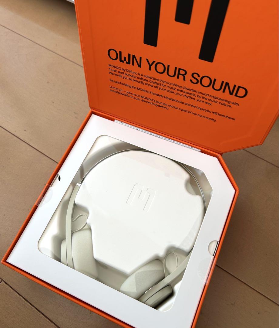 未開封/スウェーデンデザイン「モンド フリースタイル」ヘッドホン