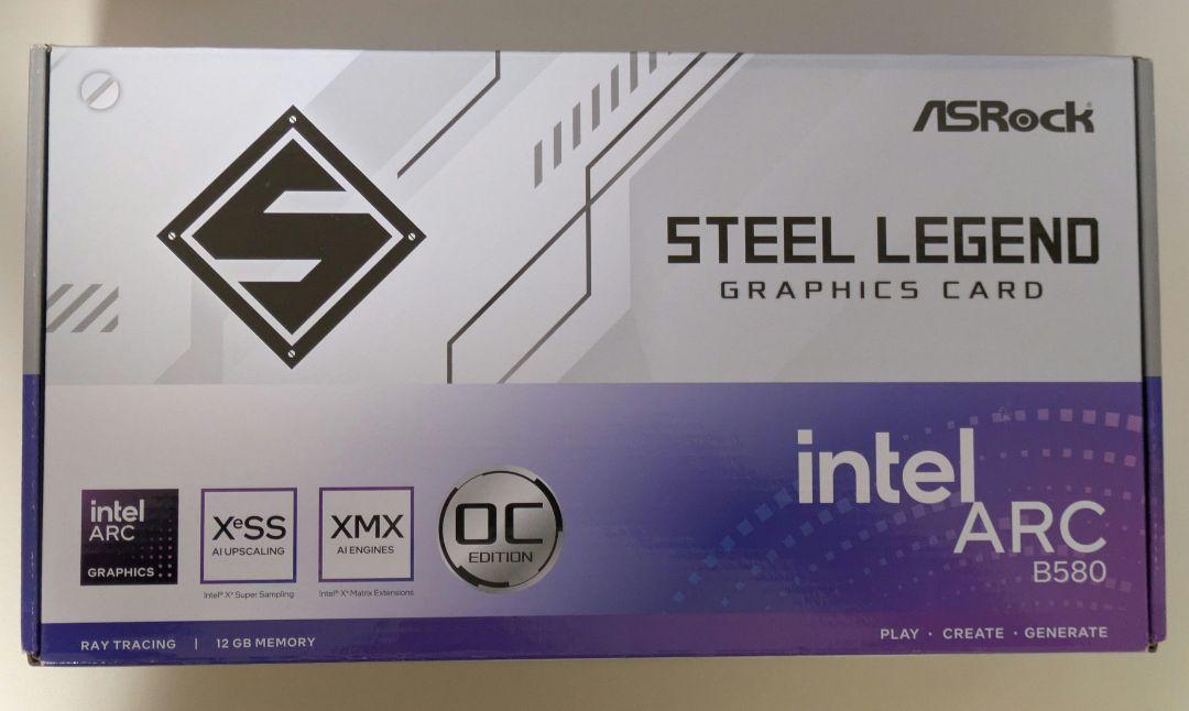 グラフィックボード・グラボ・ビデオカード ASRock Intel ARC B580 STEEL LEGEND 12GB