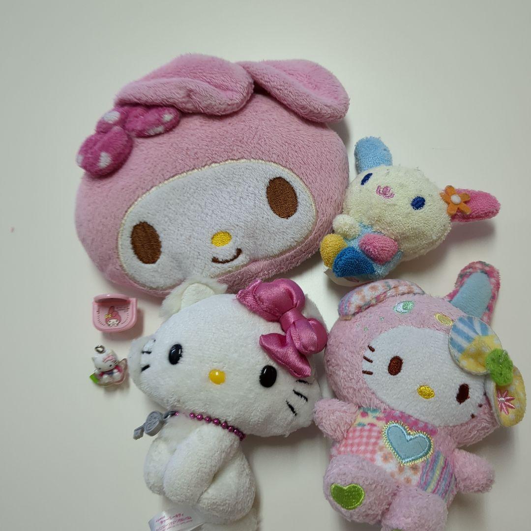 コリアグランドセール ハローキティ マイメロディ ウサハナ メルカリ - ぬいぐるみセット ぬいぐるみ