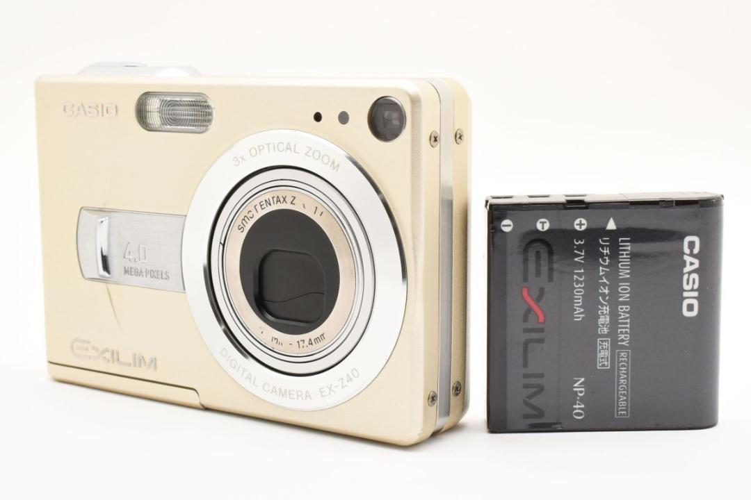 CASIO EXILIM デジタルカメラ 4.0メガピクセル　EX-Z40 Amazon | CASIO EXILIM ZOOM EX-Z40 シルバー | コンパクト 通販