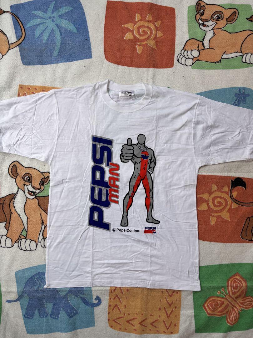 安価 新品未使用 ペプシマン 当時物ビンテージ tシャツ 90s pepsiman トップス