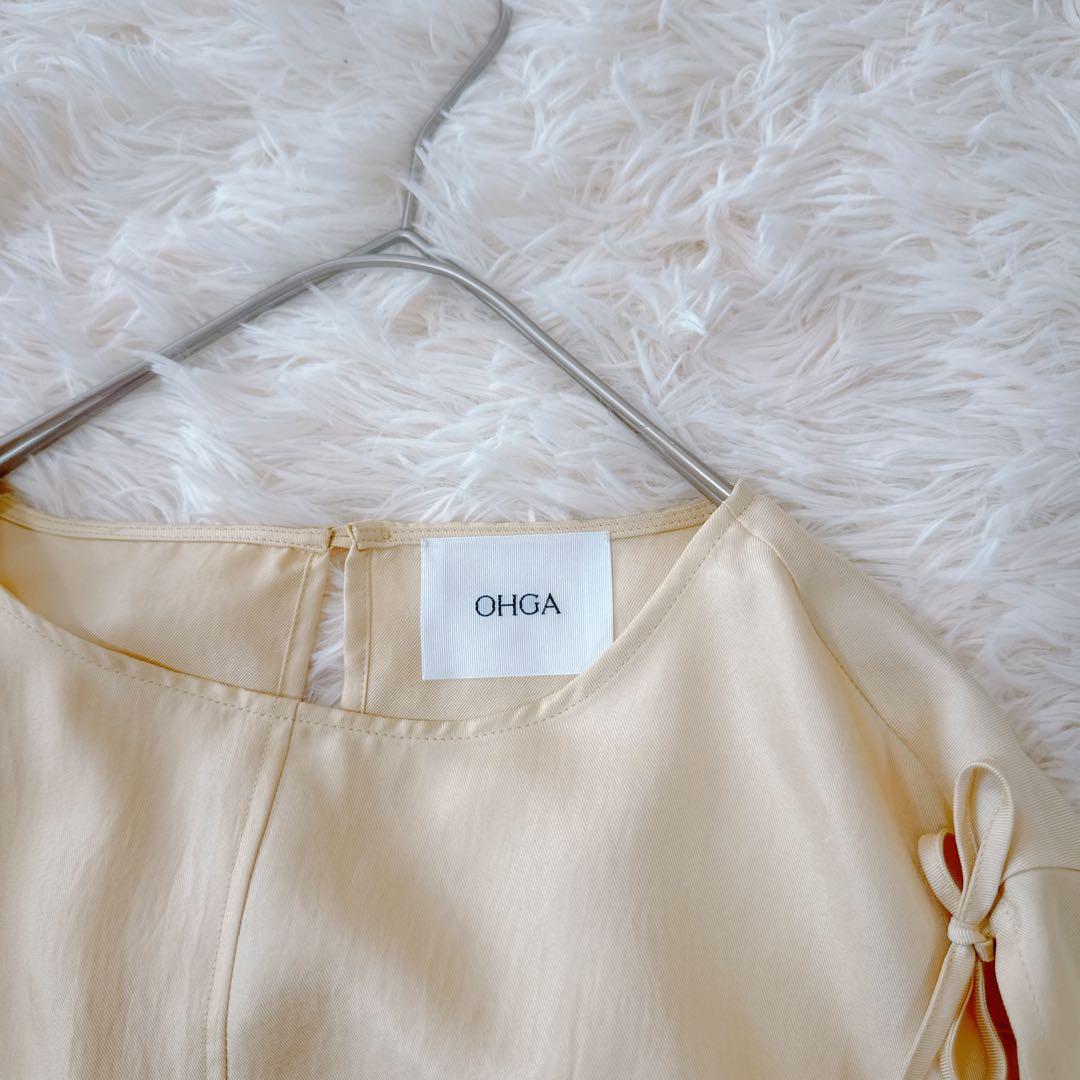 サイドリボンブラウス