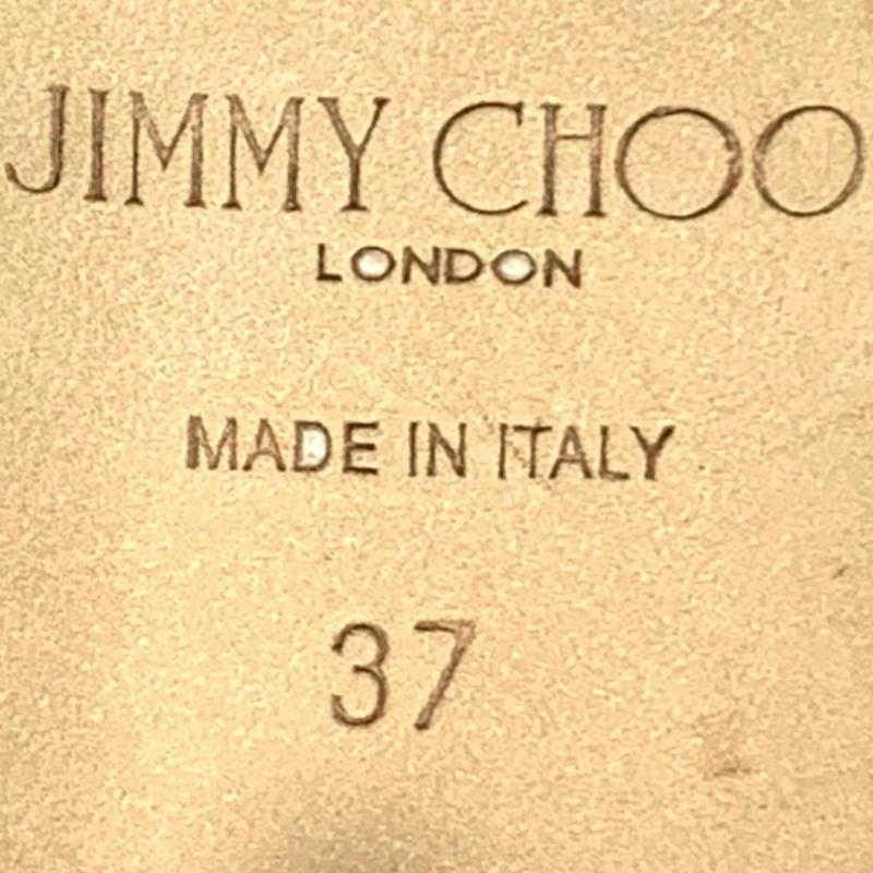 未使用✨JIMMY CHOO　パンプス　本革　パイソン柄　裏張り仕様　37