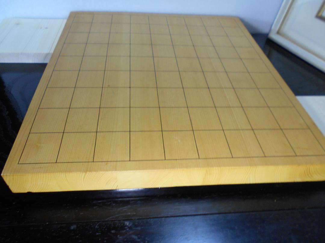 卓上本榧将棋盤　7枚ハギ　1寸/駒台セット・オマケ付き（大山康晴十五世名人） その他