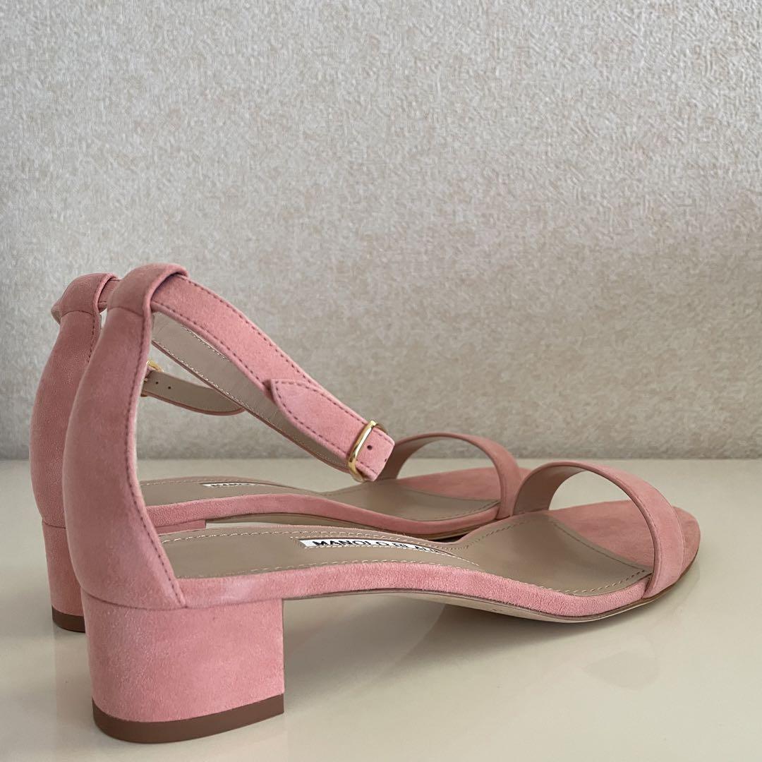 MANOLO BLAHNIK CHAFLAHI サンダル drawer 新品同様 画像3