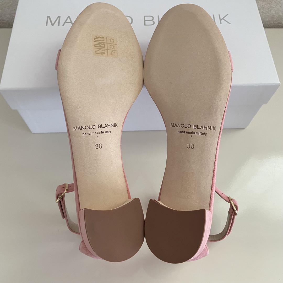 MANOLO BLAHNIK CHAFLAHI サンダル drawer 新品同様 画像7