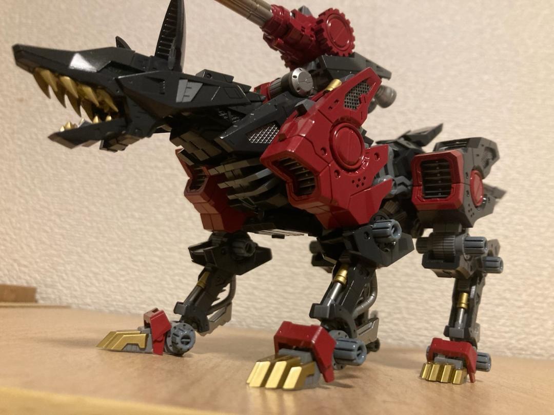 雑誌で紹介された ゾイド シャドーフォックス シュバルツ仕様 説明欄