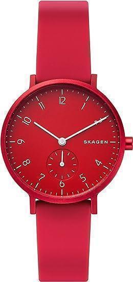 2025新入荷 新品】SKW2765 レッド スカーゲン レディース 箱 説明付 時計 時計
