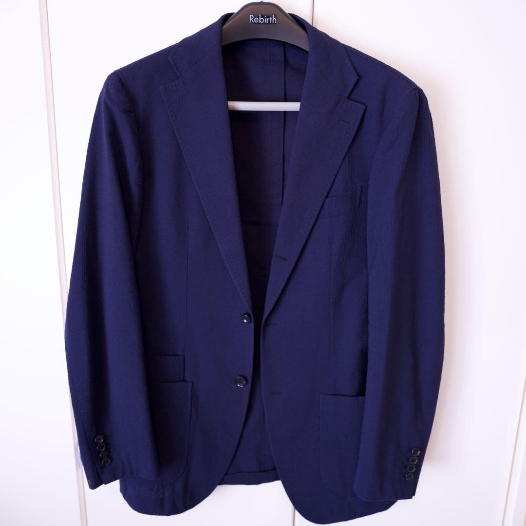 リングジャケット　ビジネススーツ　リネン　シルク　セットアップ　ストライプ　XL 楽天市場】ring jacket（スーツ・セットアップ｜メンズ