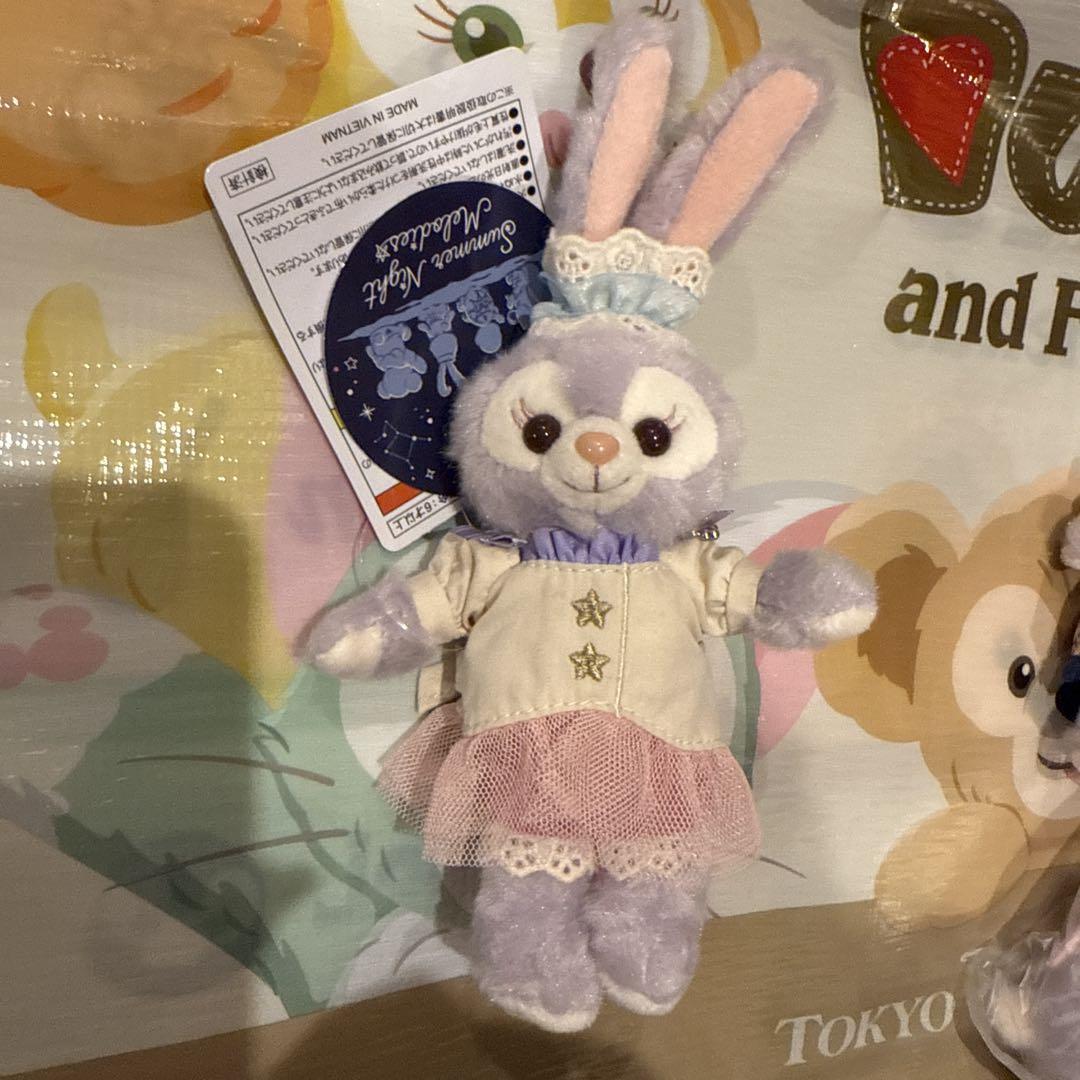 ステラルー オルメル ぬいぐるみバッジ サマーナイトメロディ ステラルー ぬいぐるみバッジ ぬいば ディズニーシー サマー