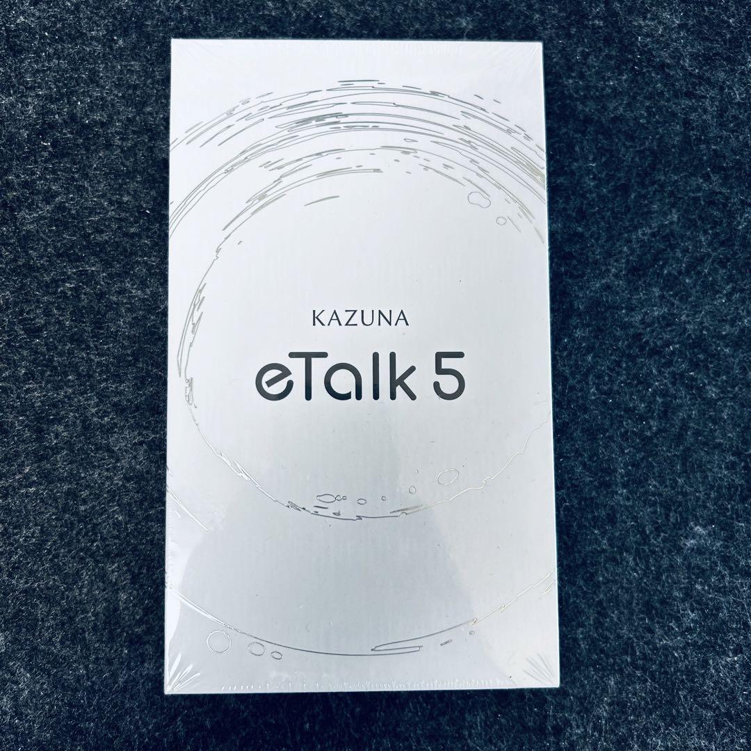 新品 KAZUNA eTalk 5 自動翻訳機ブラックTKMT1809B1BK