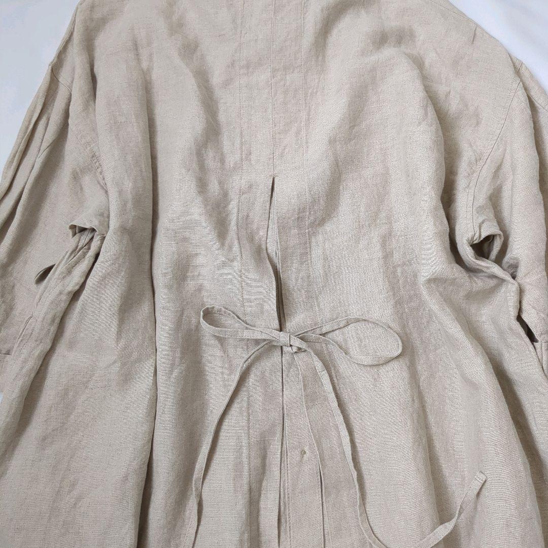 nestRobe│リネンロングワンピース メディカルガウンドレス スリット nestRobe│リネンロングワンピース メディカルガウンドレス スリット