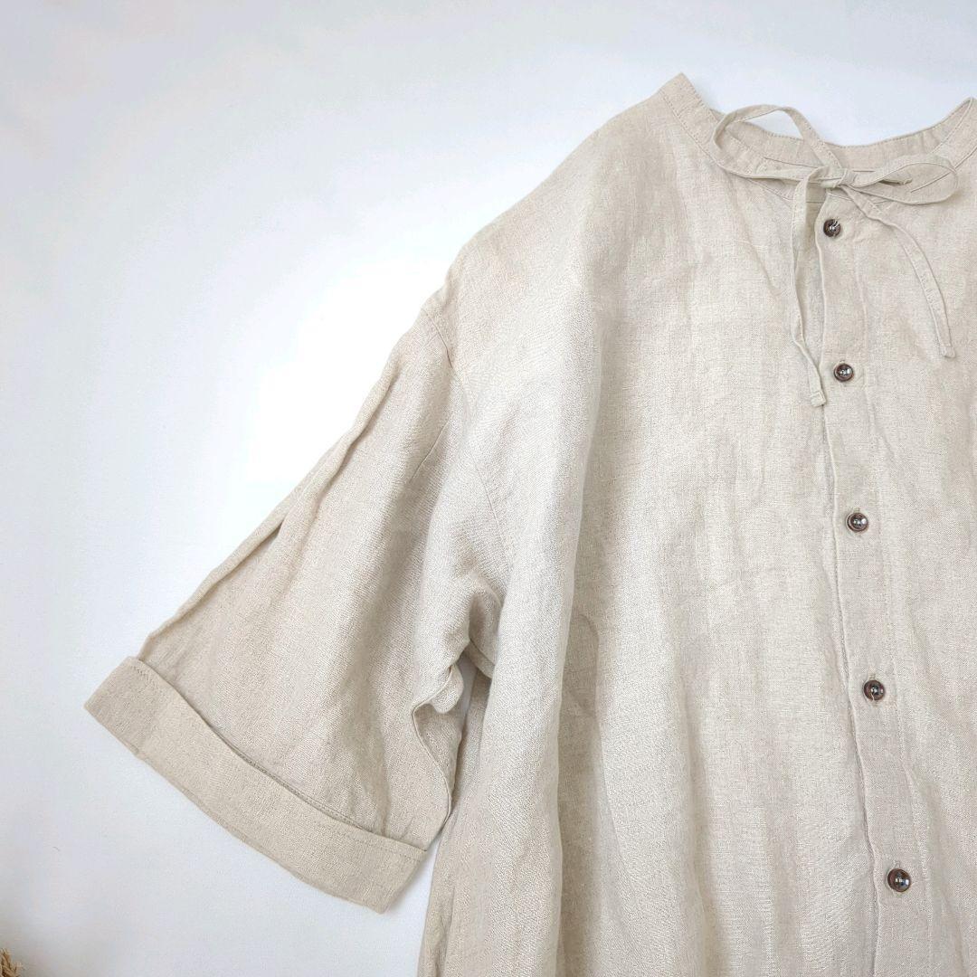 nestRobe│リネンロングワンピース メディカルガウンドレス スリット nestRobe│リネンロングワンピース メディカルガウンドレス スリット