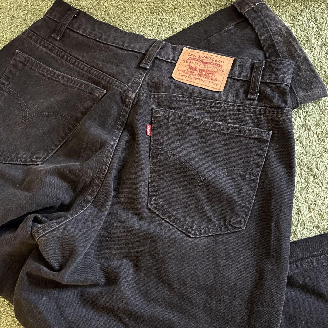 リーバイス535 ブラックデニム 黒 ボトム パンツ 古着
