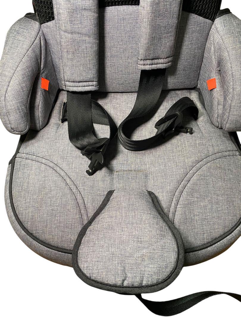 日本育児 トラベルベスト ECFIX ISOFIX グレーデニム ジュニアシート