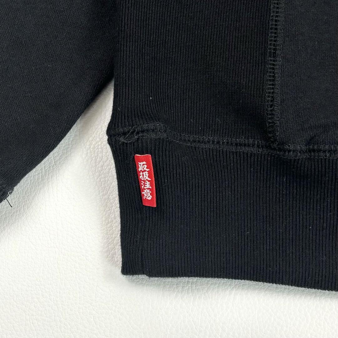 希少サイズ✨ブラックアイパッチ　取扱注意 スウェットシャツ XL 刺繍
