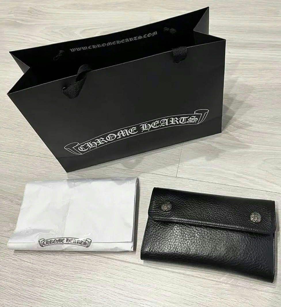 令和最新購入！超美品！2021年購入！クロムハーツ ウェーブウォレット 財布
