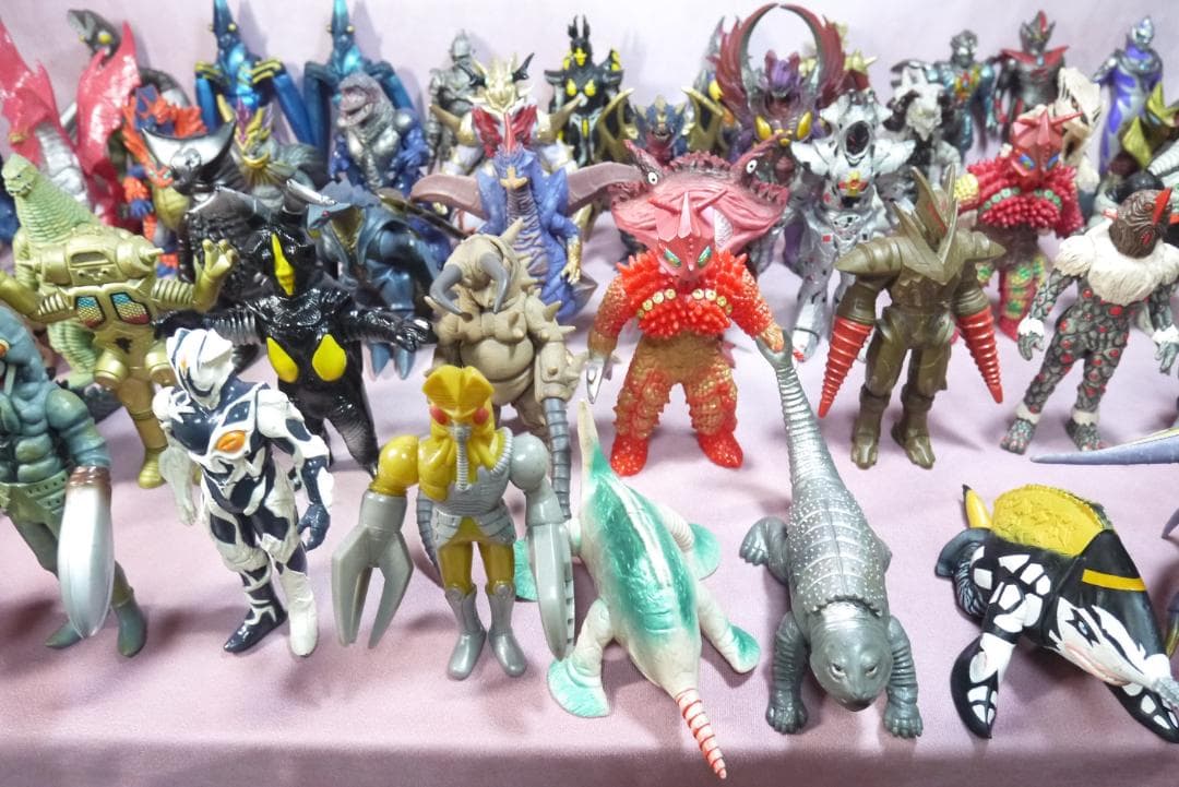 ウルトラ怪獣シリーズ 怪獣ソフビ 55体セット傷や汚れあり YUZUMIYA_COM
