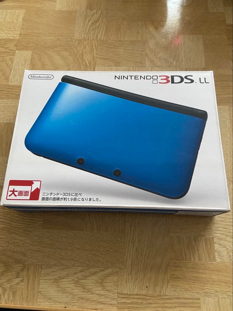 箱付き NINTENDO 3DS LL 本体 青 箱付き NINTENDO 3DS LL 本体 青