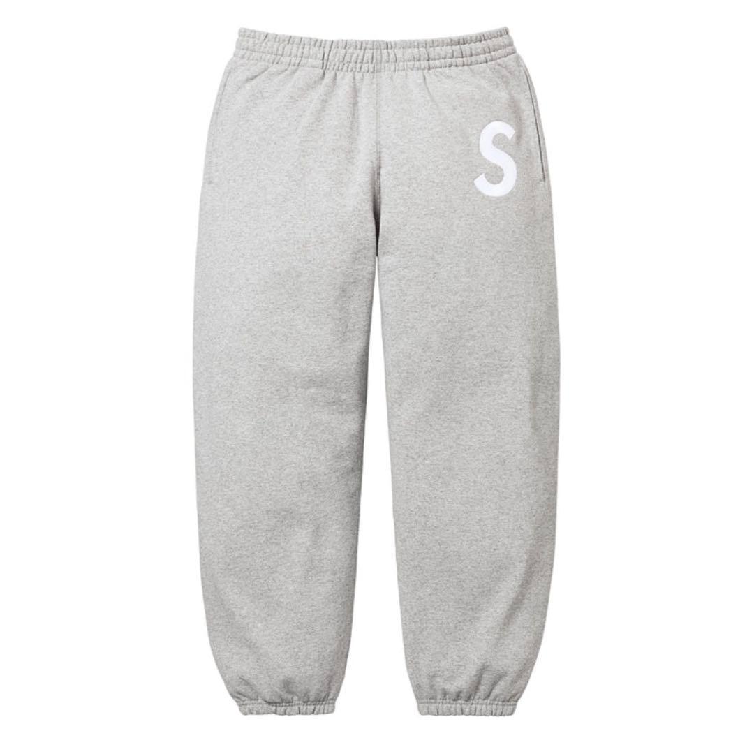 S Logo Sweatpant Heather Grey