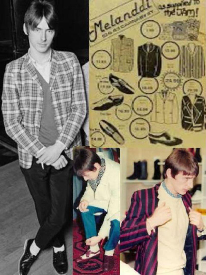 超貴重 70’s 80’s Melanddi Carnaby St ドットシャツ