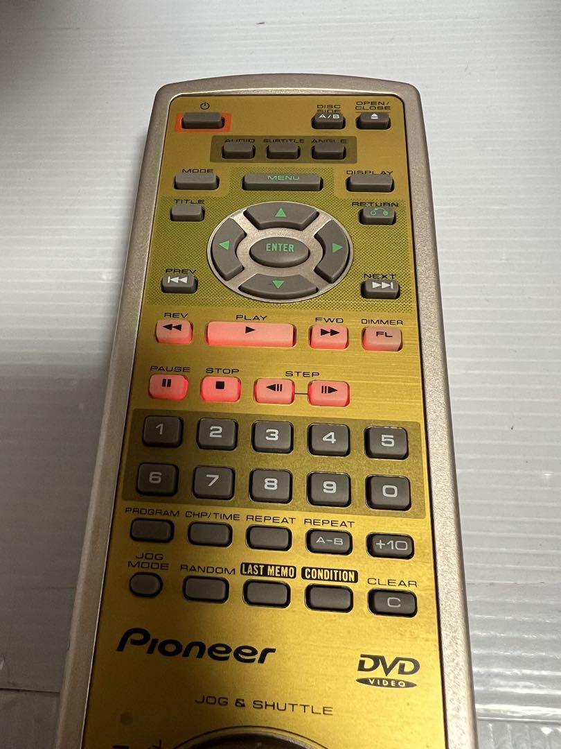 在庫処分セール 言い換え パイオニア Pioneer 希少 LDプレーヤーリモコン メルカリ - CU-DV027 その他