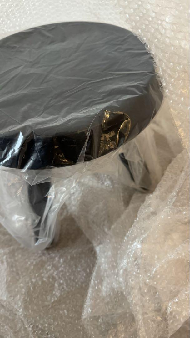 【新品・未使用】ベルジェ　スツール　カッシーナ　ブラック　シャルロット　ペリアン