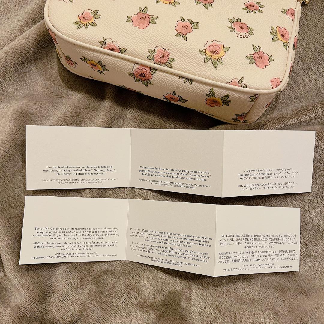 COACH コーチ ノリータ リストレット 19 in Floral