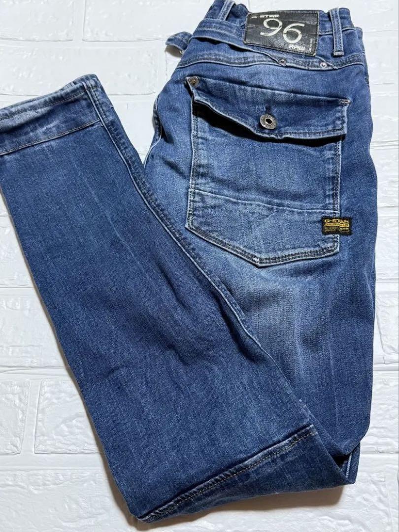G-STAR RAW 「Elwood」ニュートロテーパード中濃色　サイズ23