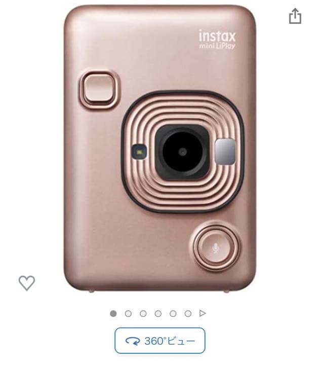 日本限定 FUJI FILM INSTAX MINI LIPLAY BLUSH GOLD デジタルカメラ