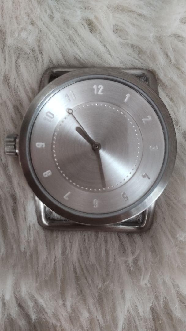 美品 TID WATCHES ブラックラバーベルト時計 シンプルデザイン