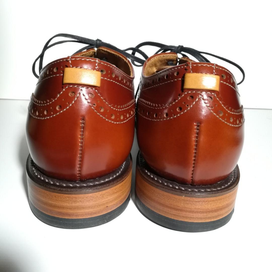 d0121 新品同様・試着程度 リーガル ウイングチップ 24.5 茶 シューズ d0121 新品同様・試着程度 リーガル ウイングチップ 24.5 茶 シューズ