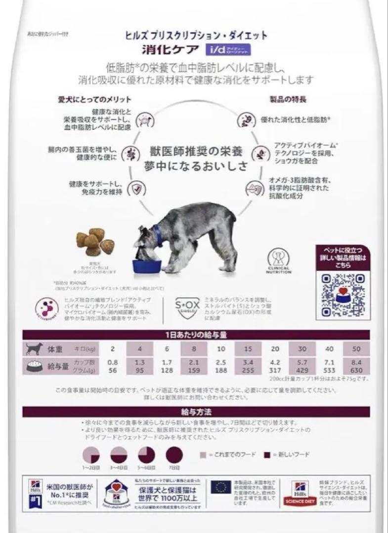 ヒルズ 療法食　犬　消化ケア　3kg
