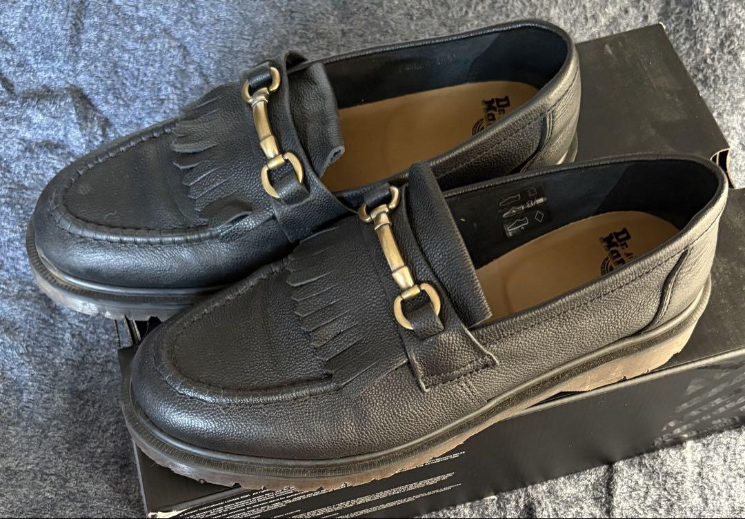 30センチ【美品】Dr. Martens ブラックレザー タッセル　ローファー