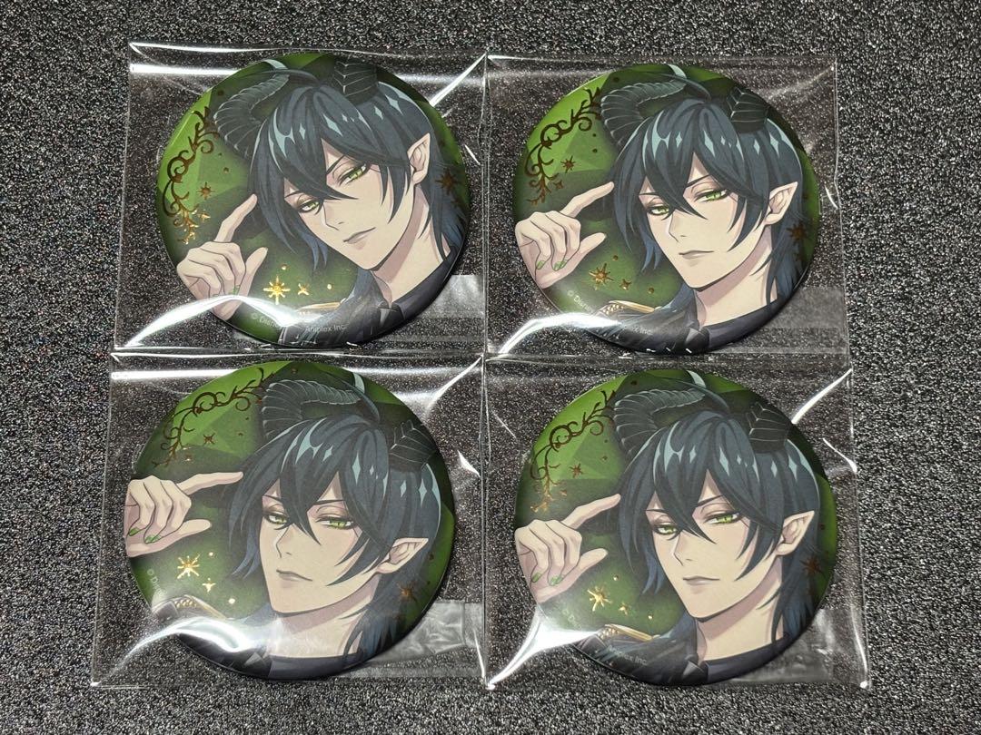ツイステ　缶バッジ　マレウス　ブレイジングジュエル　POPUP ツイステ マレウス ブレイジングジュエル ポップアップ 缶バッジ