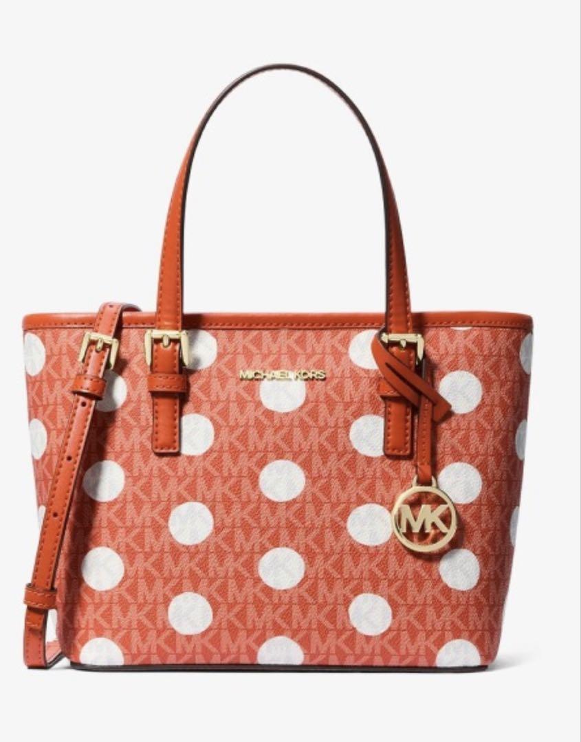 ⭐️新品⭐️MICHAEL KORS JETSETポルカドットコンバーチブルトート