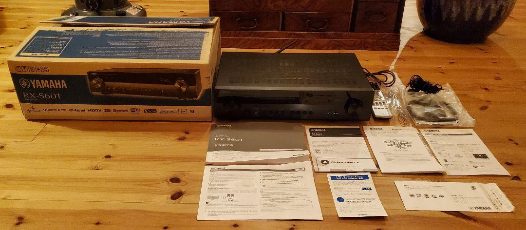 【美品, 動作確認済み】Yamaha RX-S601 箱付き一式 薄型AVアンプ