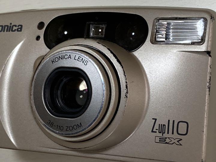 コニカZ-up110EX 38-110ズーム 748円の新電池付 取説付 - メルカリ