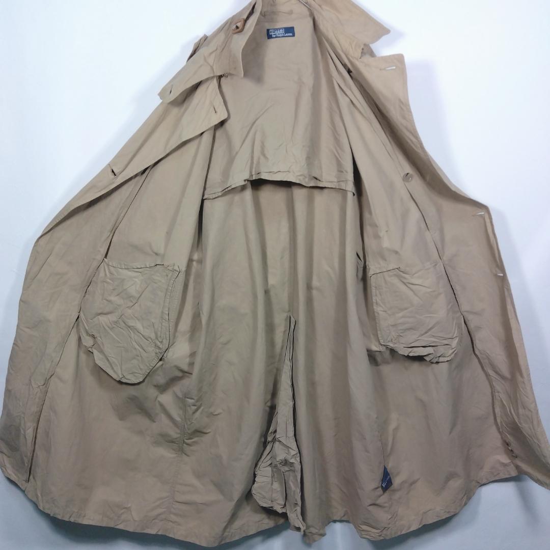 90s ポロラルフローレン　トレンチコート RalphLauren 　XXL