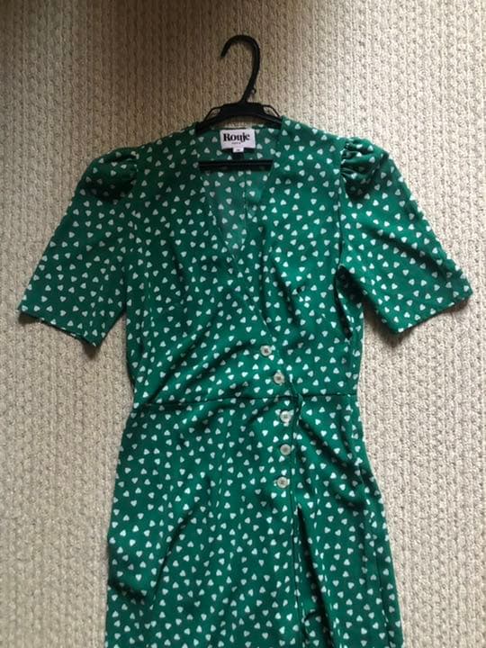 ワンピースレディース ひざ丈ワンピース ハート Rouje ハート ワンピース ワンピースレディース ひざ丈ワンピース ハート Rouje ハート ワンピース