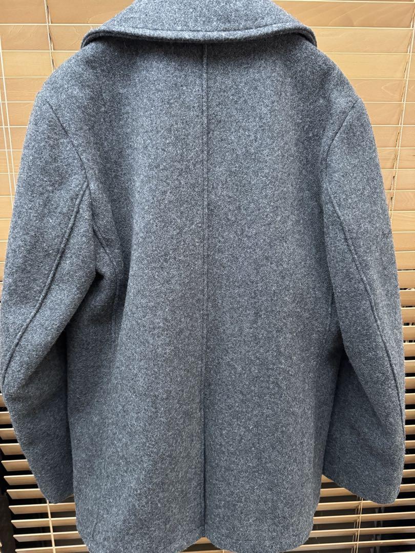 Schott U.S. 740N Pea Jacket 38 グレー　USA