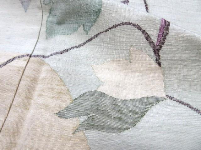 能洲紬・上島洋山-訪問着-絲藝苑・山ぶどう柄・ますいわ屋・トールサイズ美品-M5