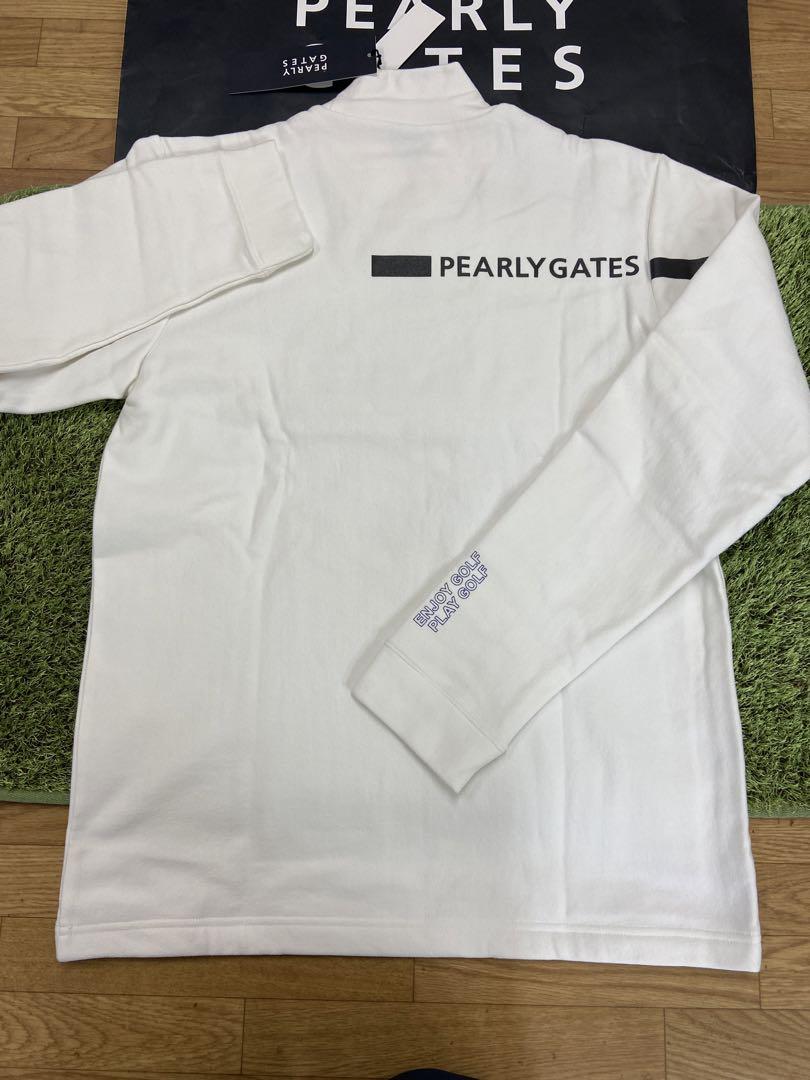 【良好品】 新品正規品【PG/4】パーリーゲイツ裏起毛長袖カットソーコットン メンズウェア