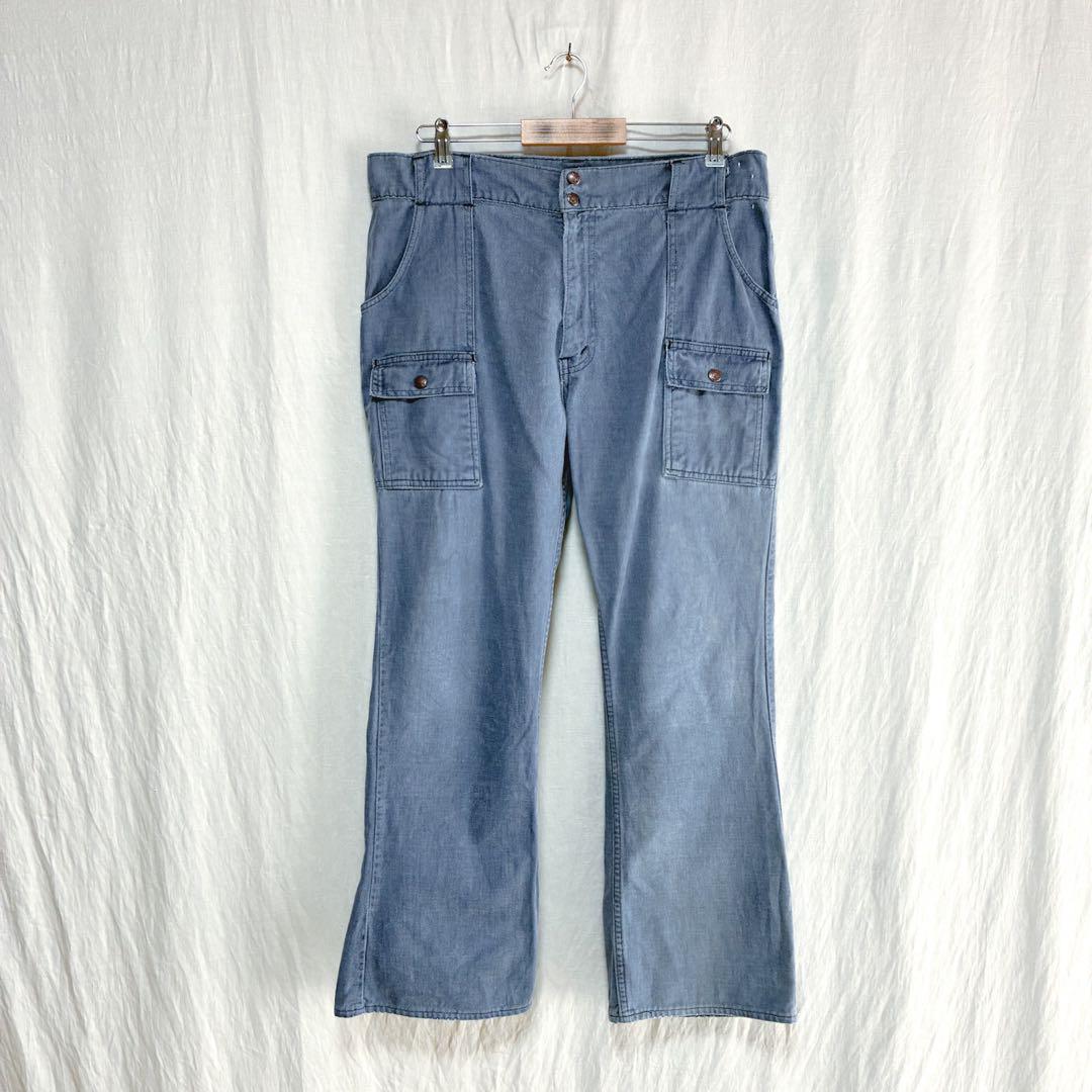 希少 70s USA製 リーバイス ブッシュパンツ W37 L29 ジーンズ