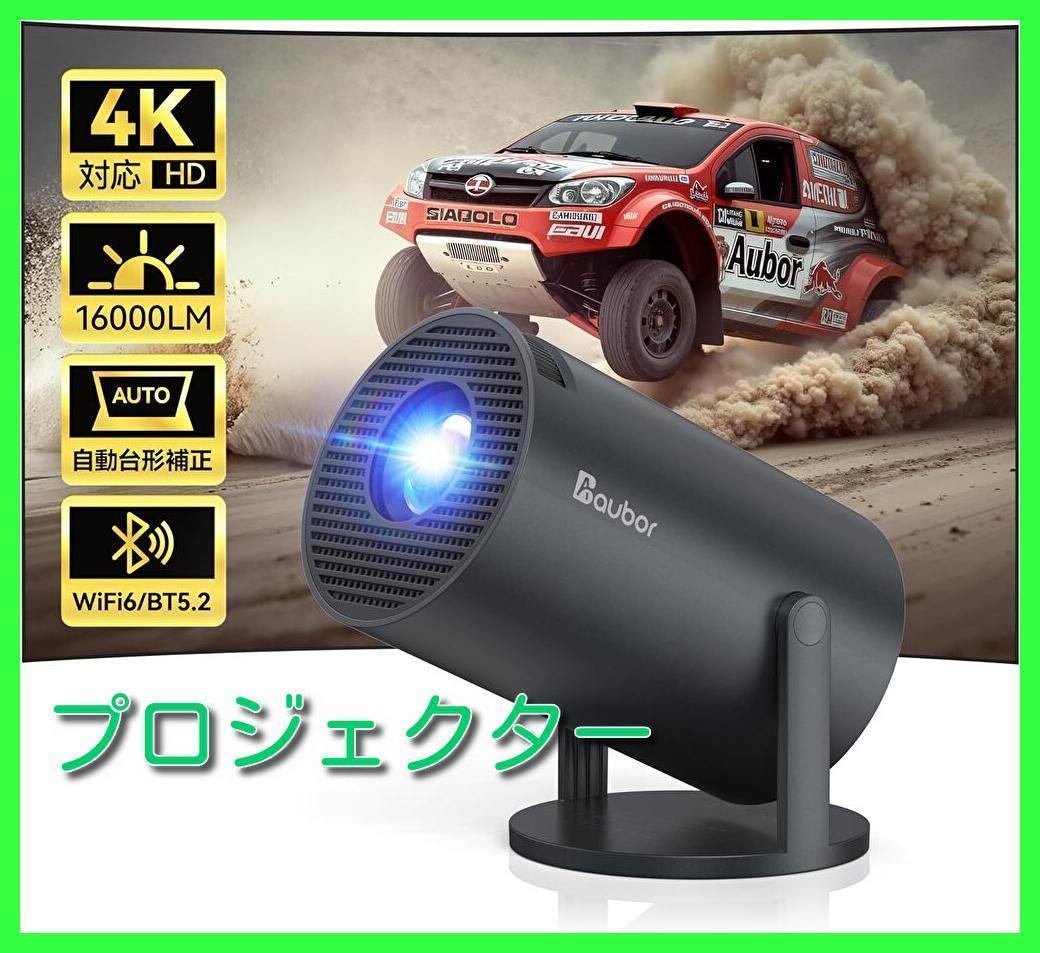 プロジェクター コンパクト 小型 家庭用 天井投影 4K対応 動画