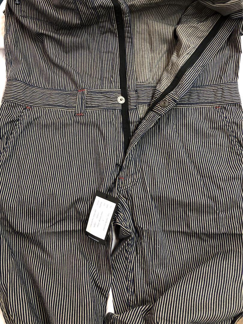 GAVIAL S/S jumpsuits stripe つなぎ オーバーオール - メルカリ
