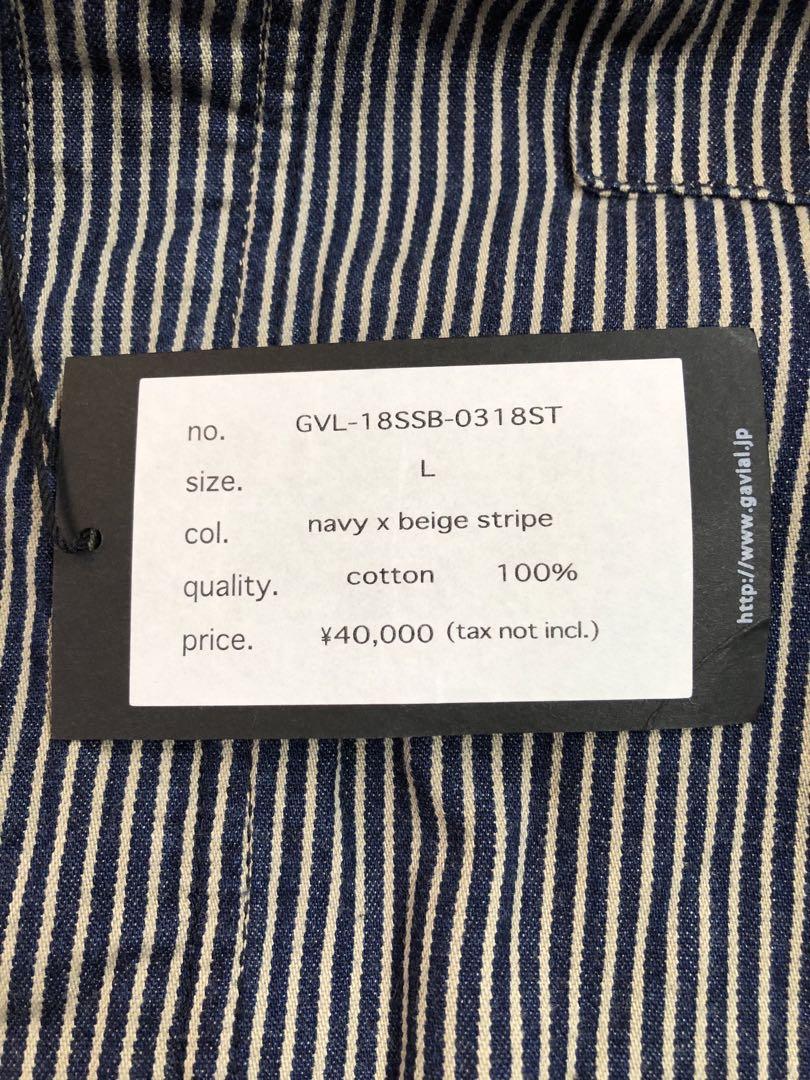 GAVIAL S/S jumpsuits stripe つなぎ オーバーオール - メルカリ